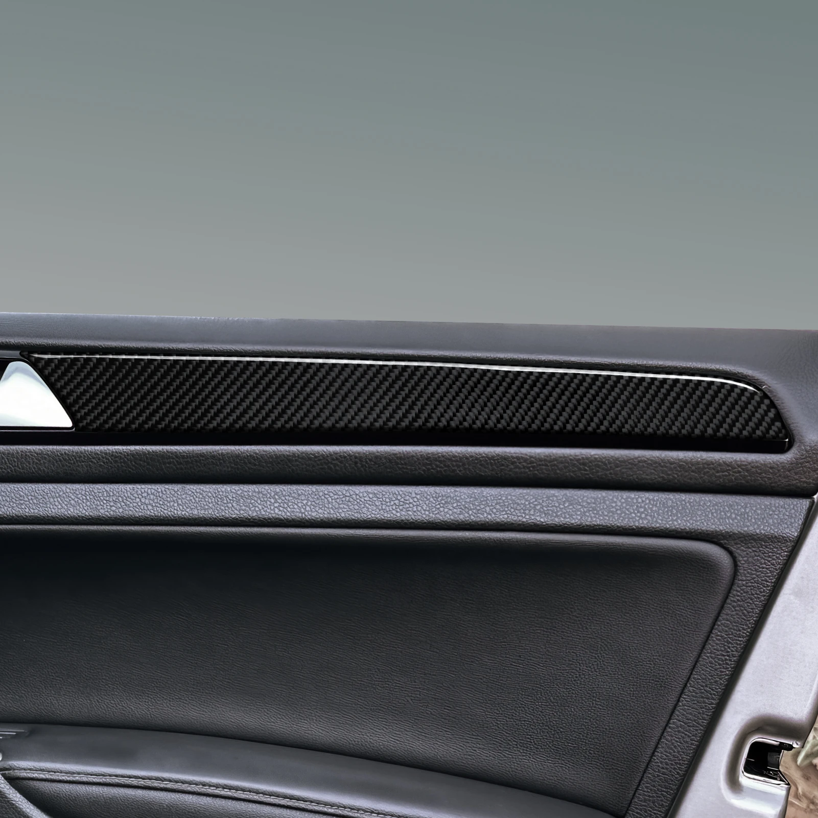 For VW Golf VII MK7 GTE GTI R Variant, Car Door Decorative Strips Panel Protect Carbon Fiber Interior Sticker Trim Accessories view 3