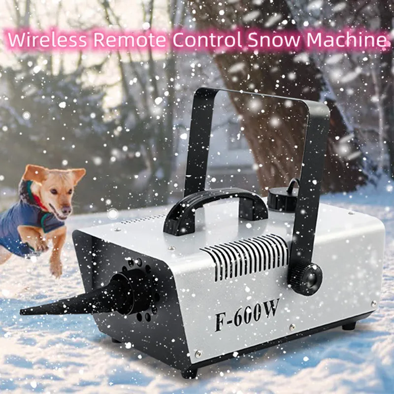 Snow Machine Wireless Remote Snowflake Machine Flake Maker Stage DJ Xmas Flake Decor Effect Snowflake Maker Fake Snow Home Party