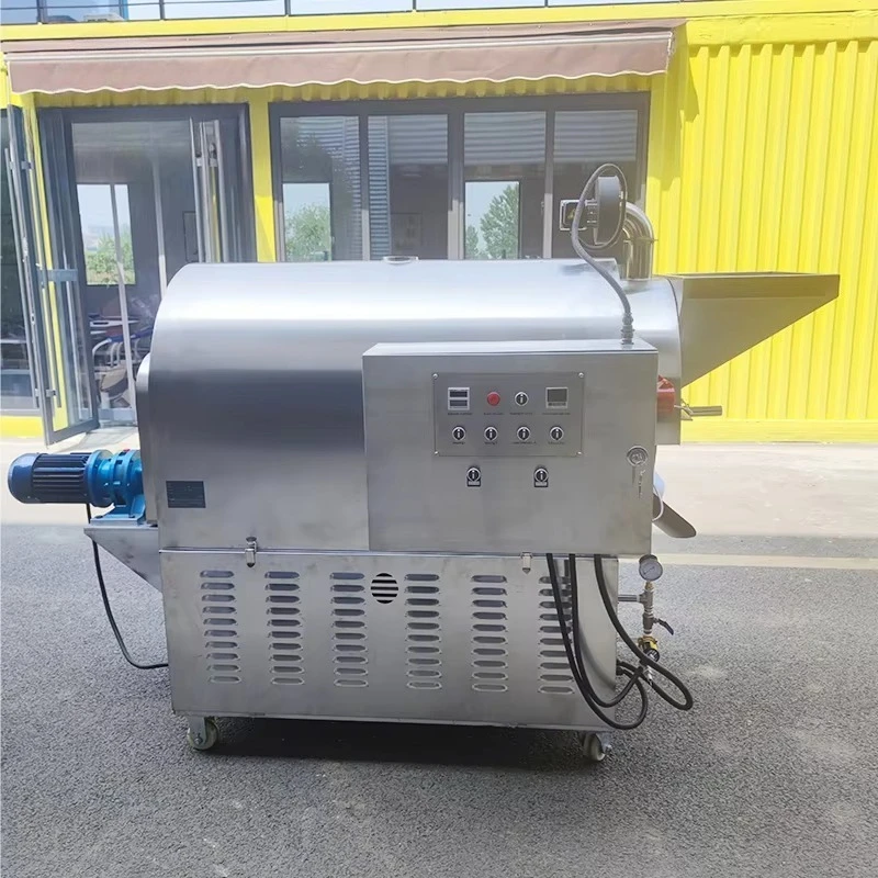 Automatic Quality Control Intelligent Control Peanut Roasting Peeling Machine Factory  Nuts Processing