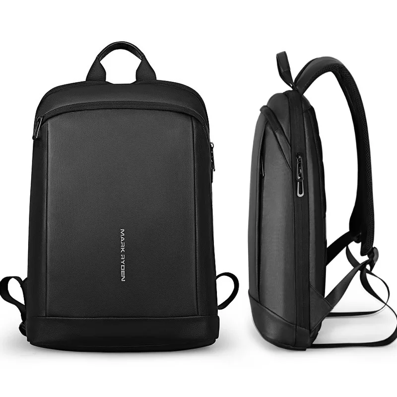 Slim Laptop Backpack Men Thin Back Pack 15.6 inch Work Man Backpack Business Bag Unisex Black Ultralight Backpack Mochilas