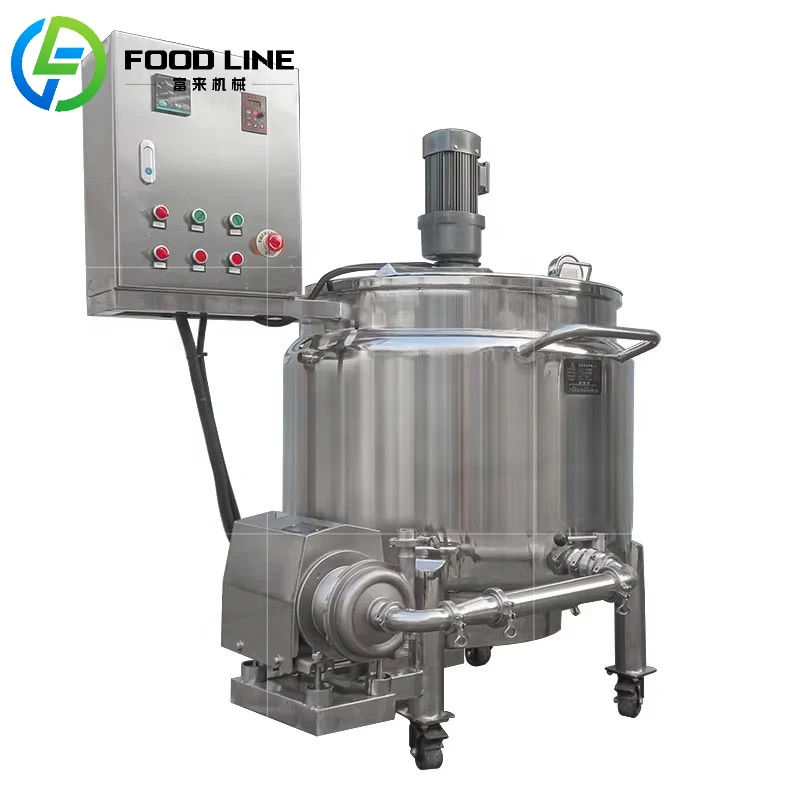 Custom Good Price Mixing Honey tank Stainless Steel Electric Heating Mixing tank SUS316 Heated tank with Mixer for Fluid Liquid