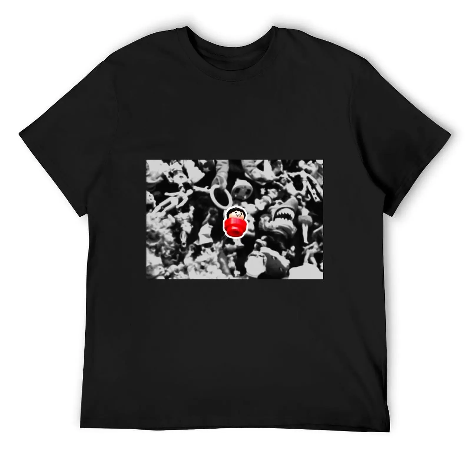 

Little People Red Boy T-Shirt heavyweights clothes Luxury man men t shirts