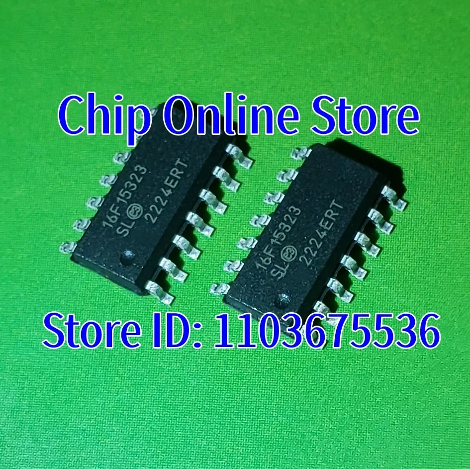5~100pcs  PIC16F15323-I/SL  PIC16F15323T-I/SL  PIC16F15323  SOIC14  New Original  8 Bit Microcontroller MCU