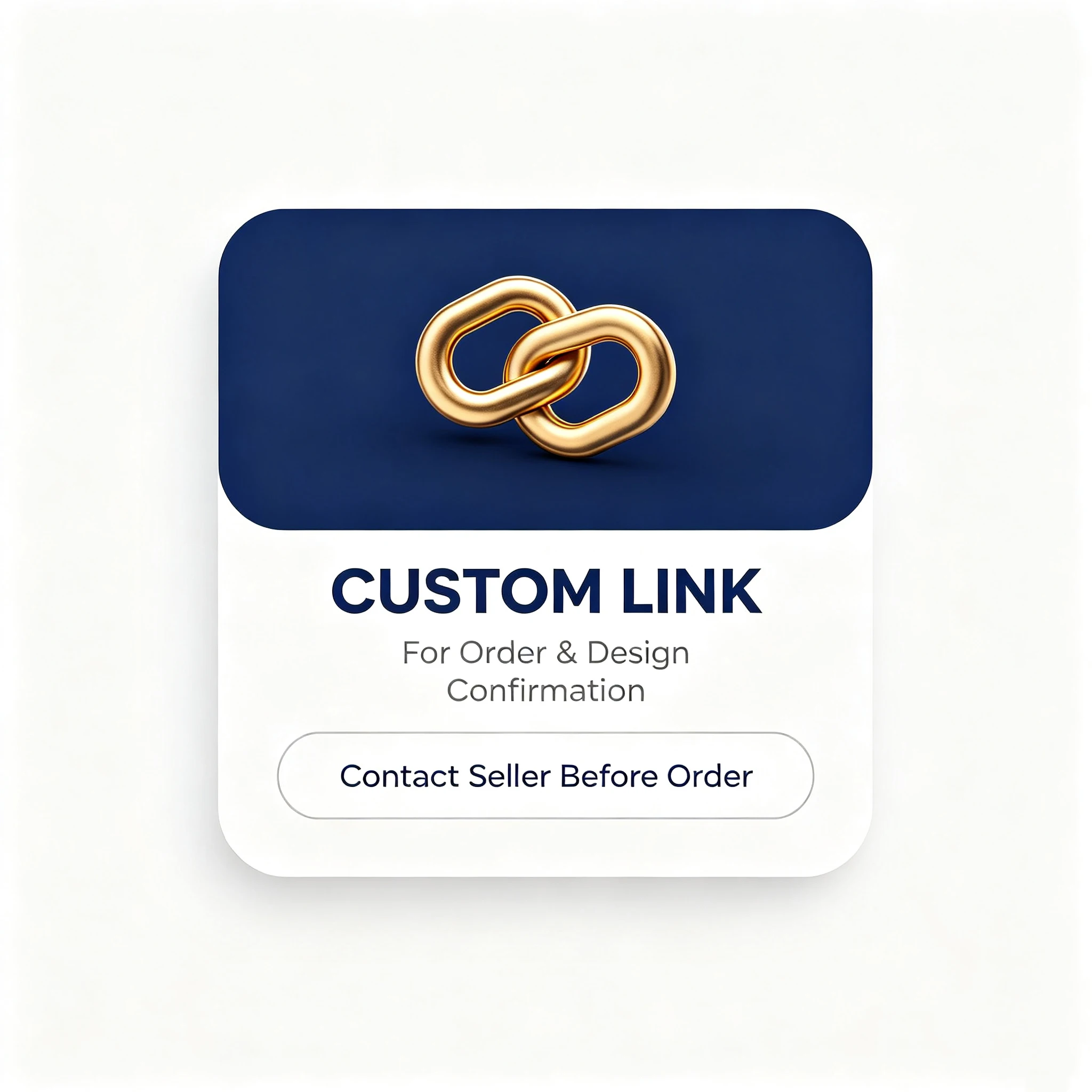 Custom Link For Order & Design Confirmation, Please Contact Seller Before Purchase