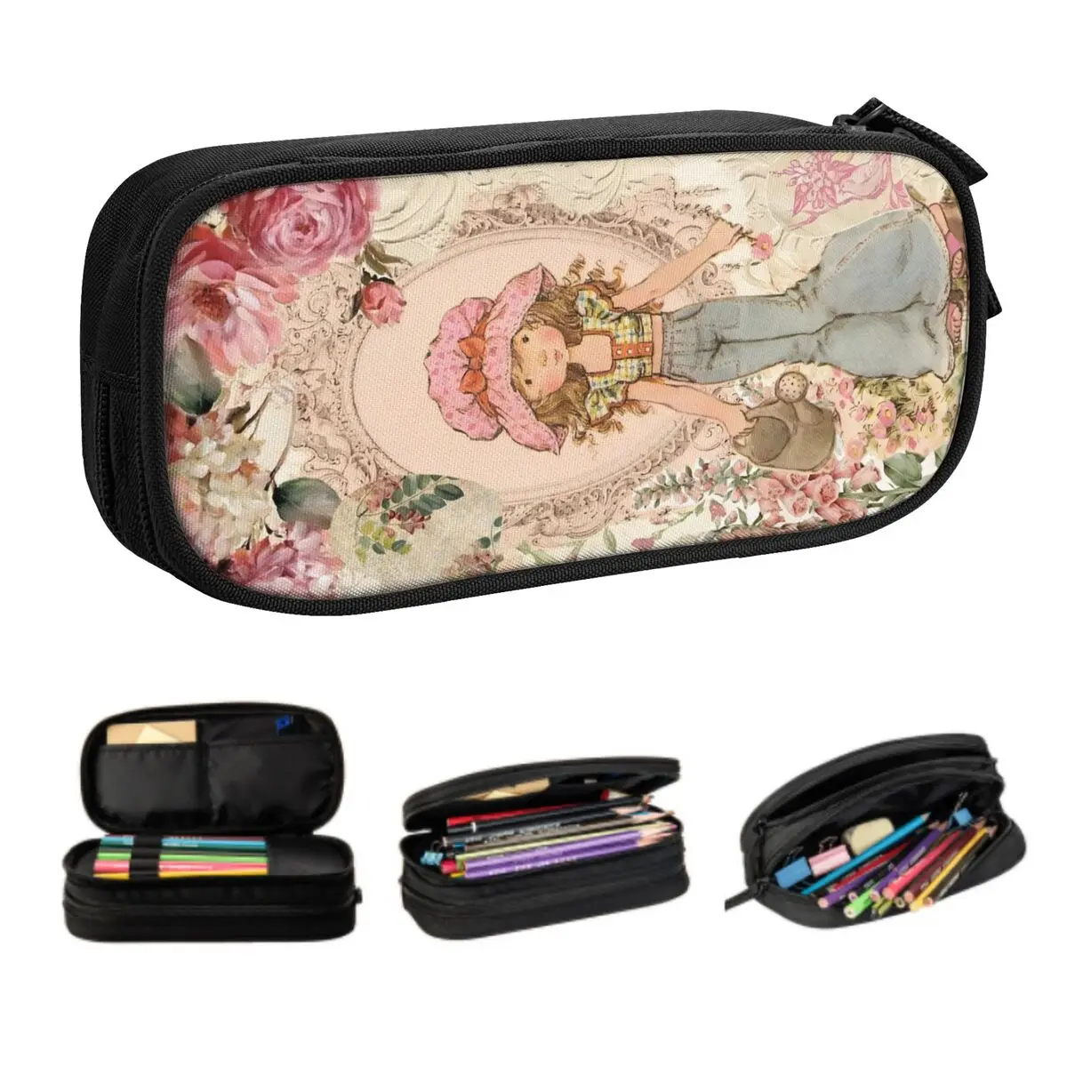 مخصص لطيف رائعتين لطيف S-Sarahs K-Kays مقلمة لفتاة صبي سعة كبيرة صندوق رصاص من الكرتون القرطاسية