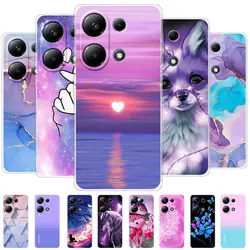 For Xiaomi Poco M6 Pro Cases For Xiaomi Poco M6 Pro 5G Cover Clear Soft Silicone Phone Cases For Xiaomi Poco M6 Coque Fundas