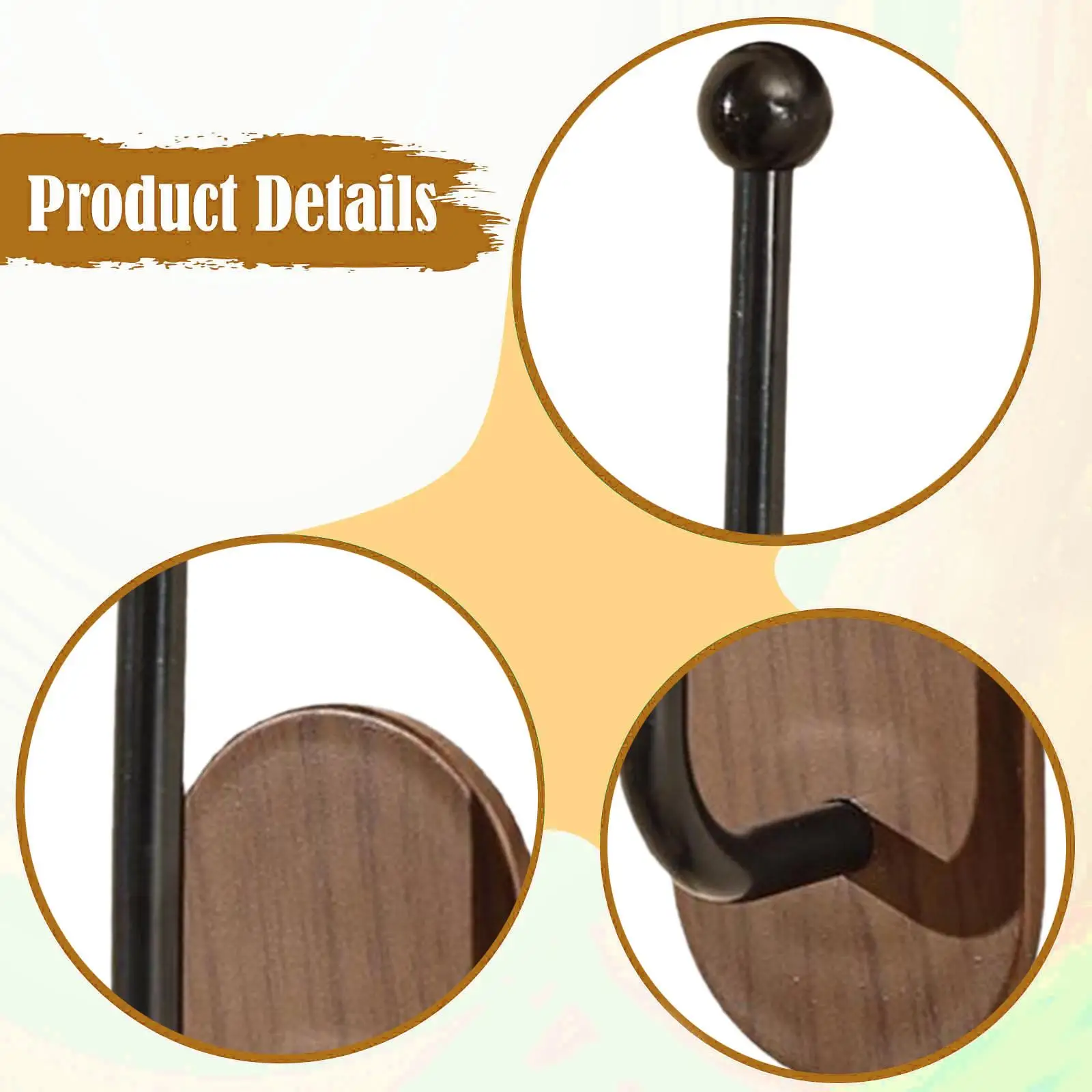 Boxing Glove Drying Stand Compact Wall Hook Gear Organizer for Training Room Boxing Studio Display