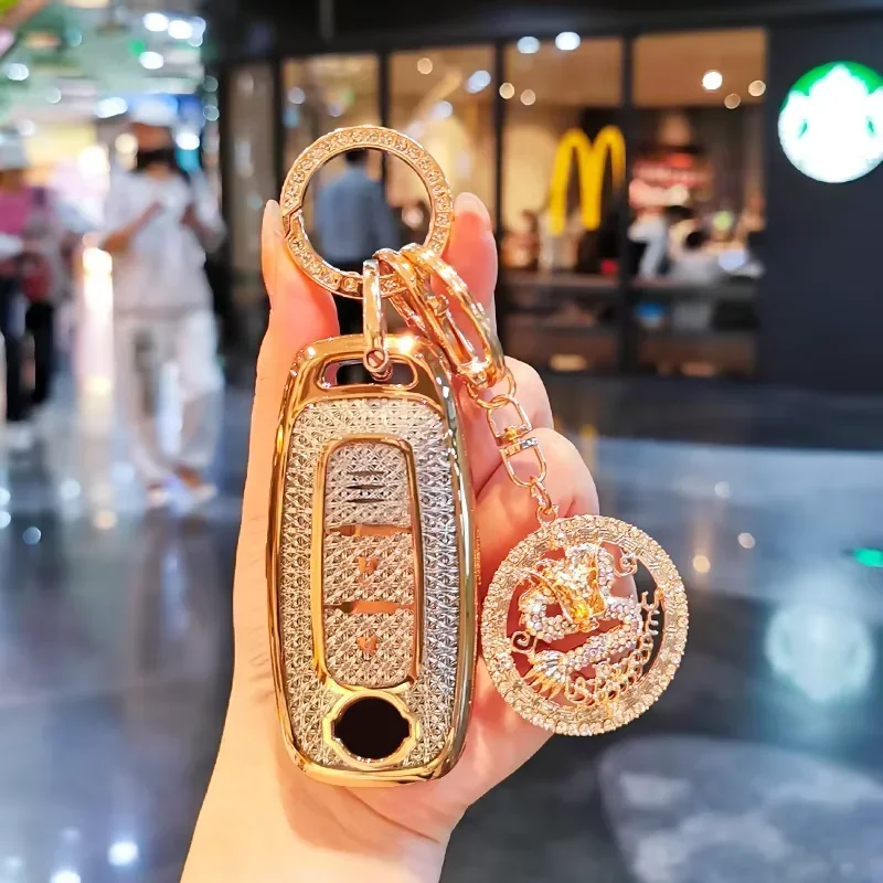 

Suitable for Nissan Keycase Sylphy Ariya Tea X-Trail Kicks Qashqai Keycover Keyshell Keychain 2023 2024 Pink Keychain Gift