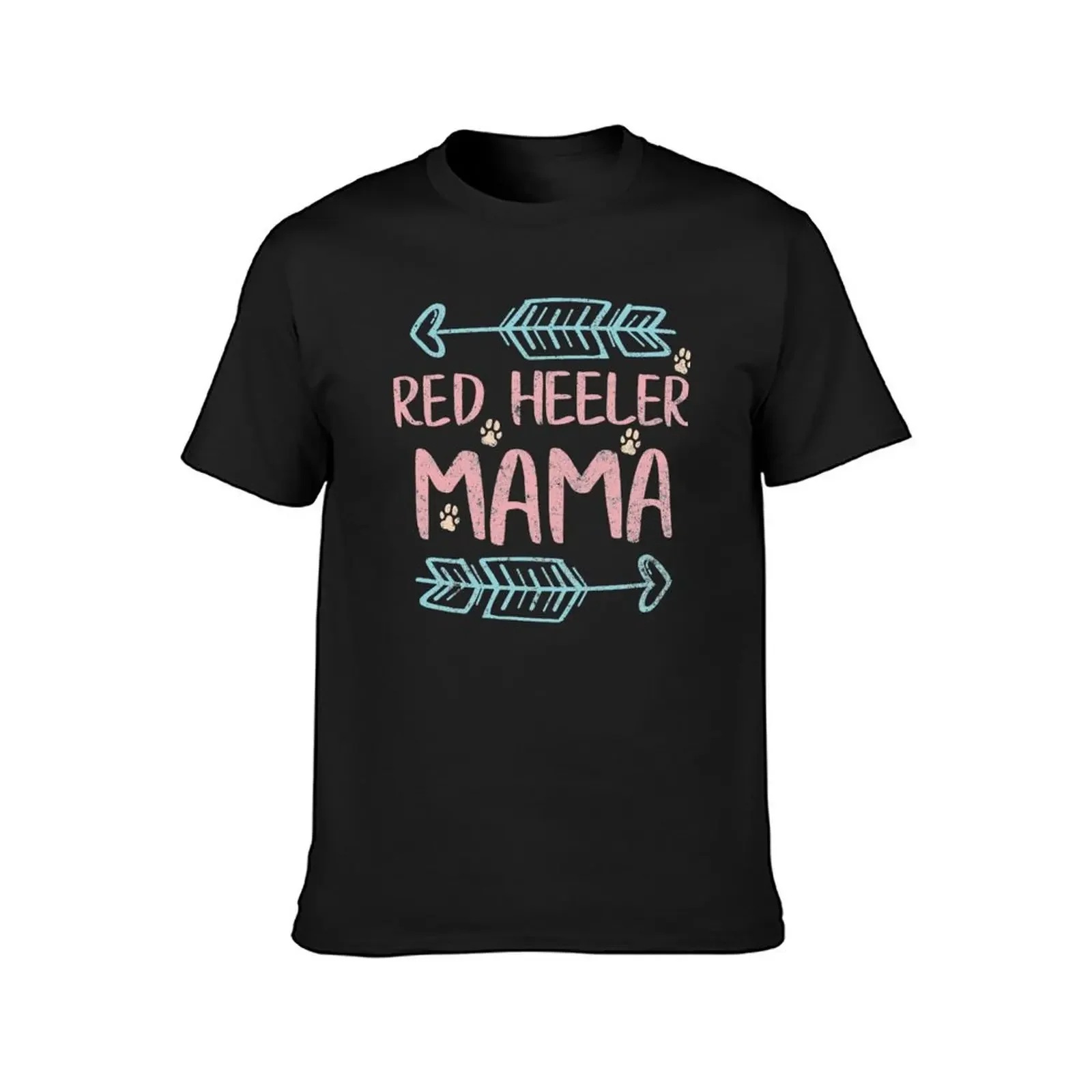 Red Heeler Mama Shirt Cattle Dog Lover Owner Funny Dog Mom T-Shirt blacks graphics Blouse mens graphic t-shirts hip hop