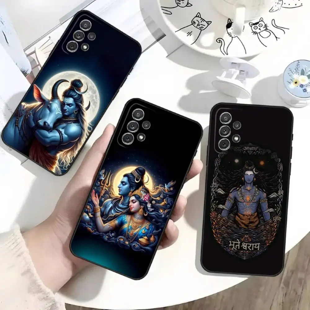 

Lord Shiva M-Mahadev Of India Phone Case For Samsung S25,S24,S21,S22,S23,S30,Ultra,S20,Plus,Fe,Lite,Note,10 Black Soft Shell