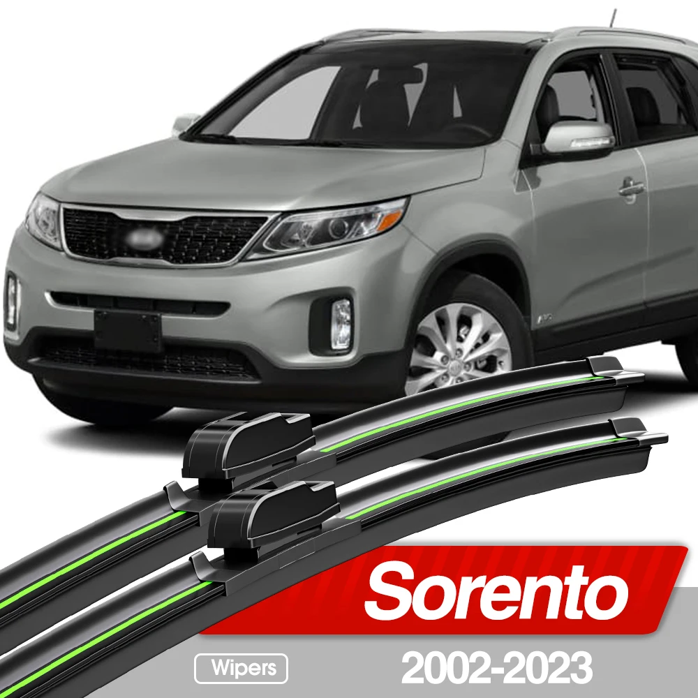 

For Kia Sorento 2002-2023 Front Windshield Wiper Blades 2pcs Windscreen Window Accessories 2003 2005 2010 2013 2015 2018 2020