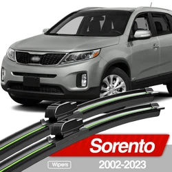 For Kia Sorento 2002-2023 Front Windshield Wiper Blades 2pcs Windscreen Window Accessories 2003 2005 2010 2013 2015 2018 2020