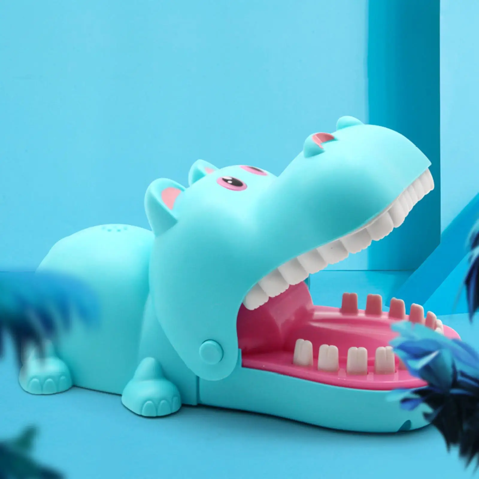 

Classic Hippo Teeth Bite Finger Toys Game Mini Abs Crocodile Biting Finger Game Family Tabletop Party Funny Toy Accessories Gift