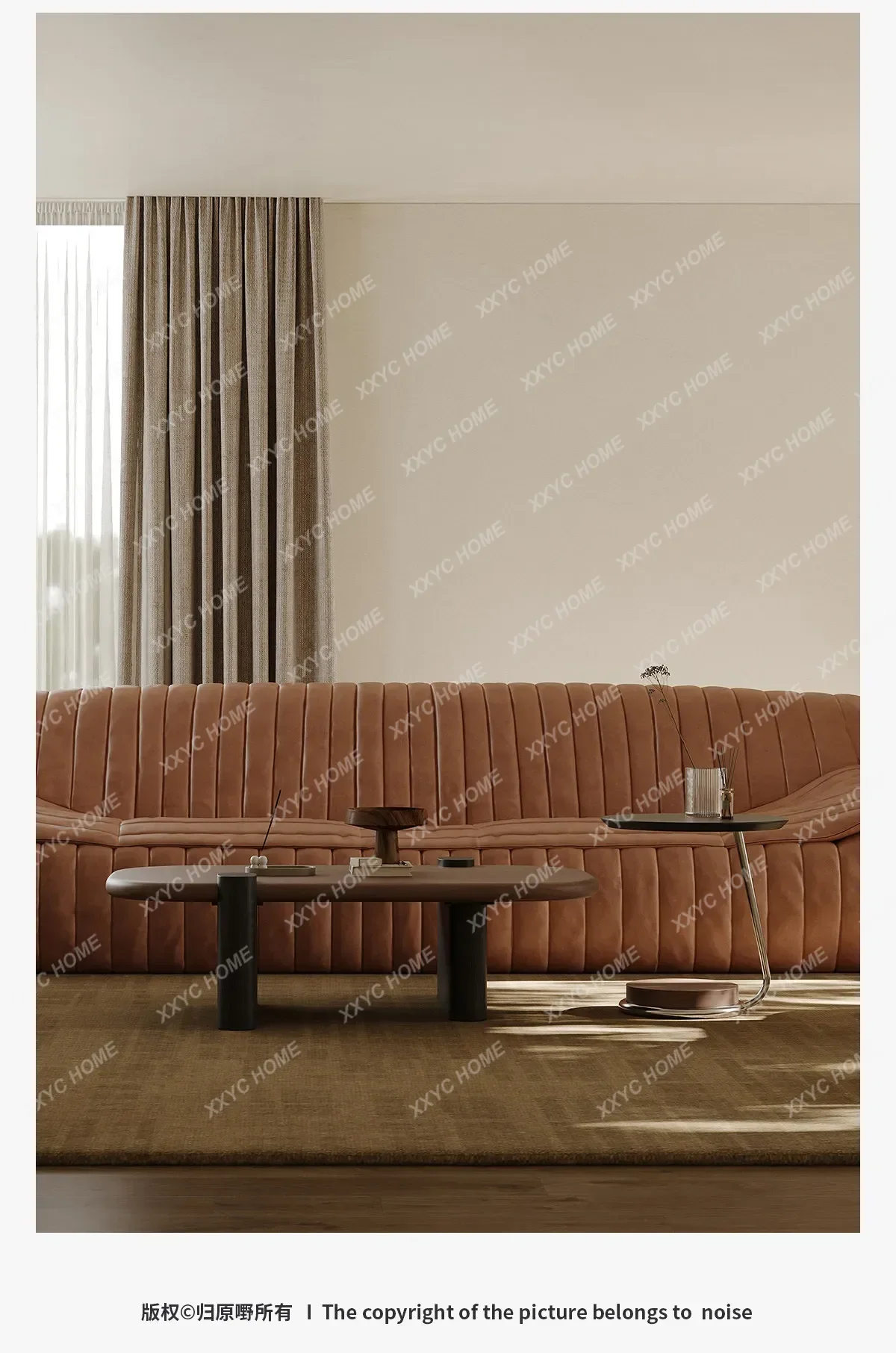 

Medieval Style Walnut Coffee Table Living Room Home Guangdong Foshan Square Coffee Table