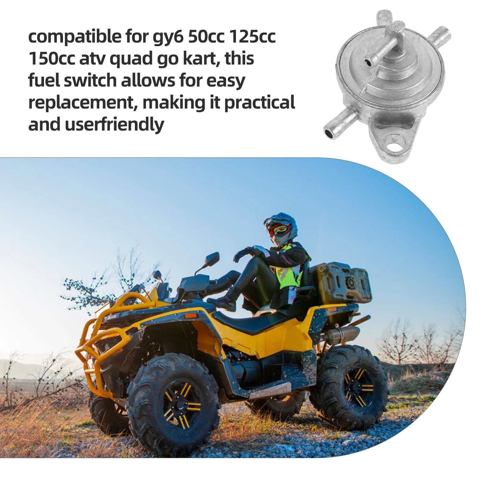 

Durable Fuel Shut Off Valve for 50cc 125cc 150cc Atv Quad Go Kart Reliable Performance Easy Installation Scooter Parts