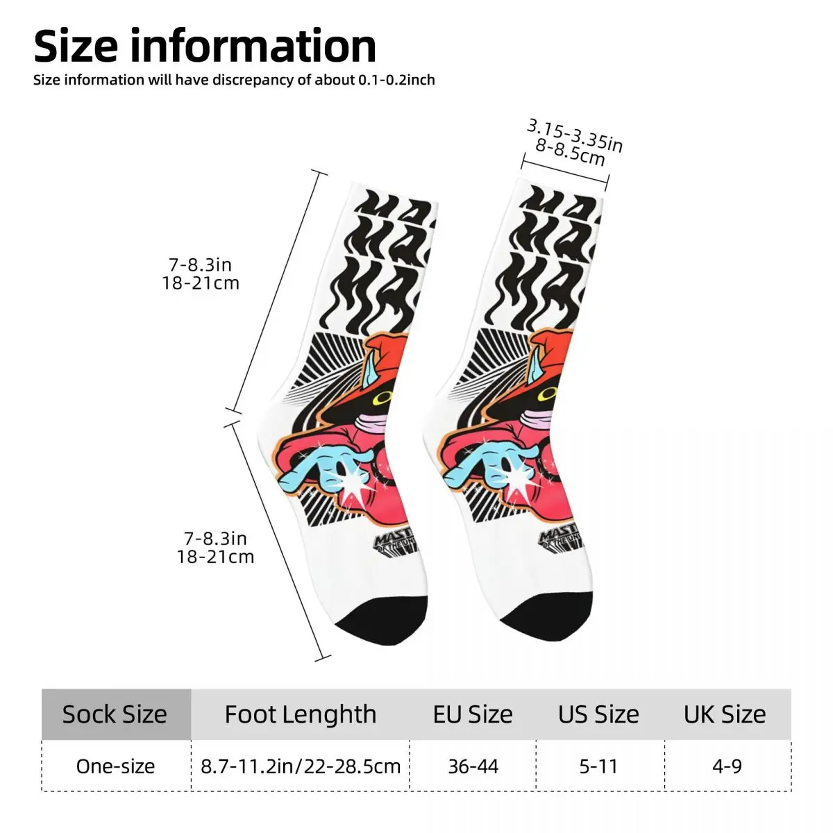 Masters Of The Universe Socks Hiking 3D Print Boy Girls Mid-calf Sock