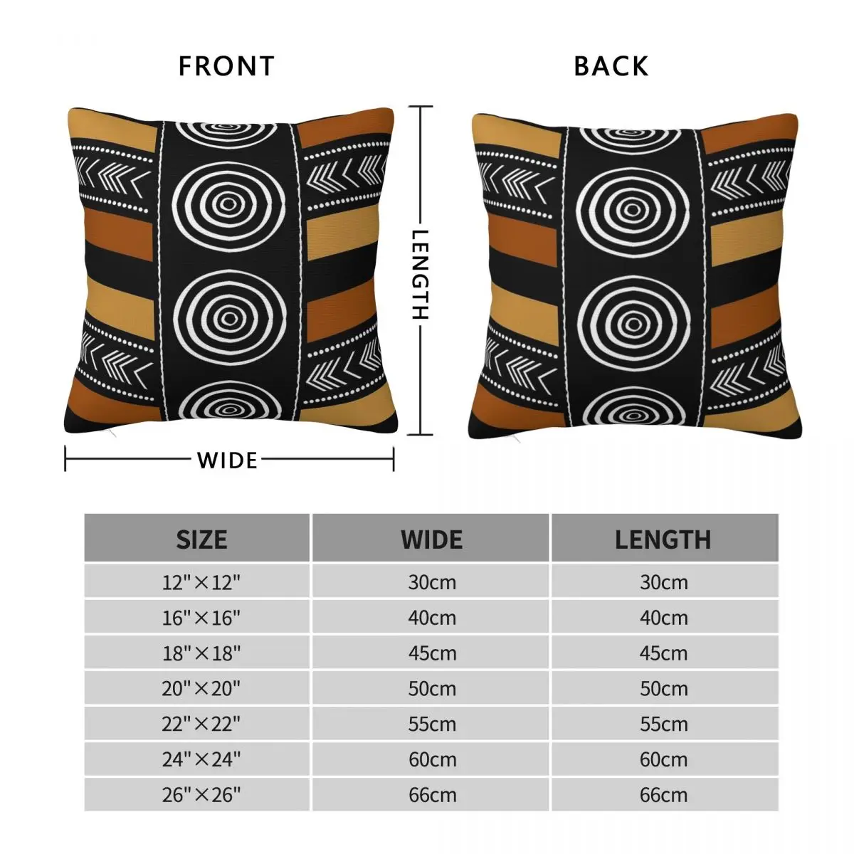 African Mud Cloth Art Pillowcase Polyester Linen Velvet Printed Zip Decor Throw Pillow Case Sofa Seater Cushion Cover Wholesale