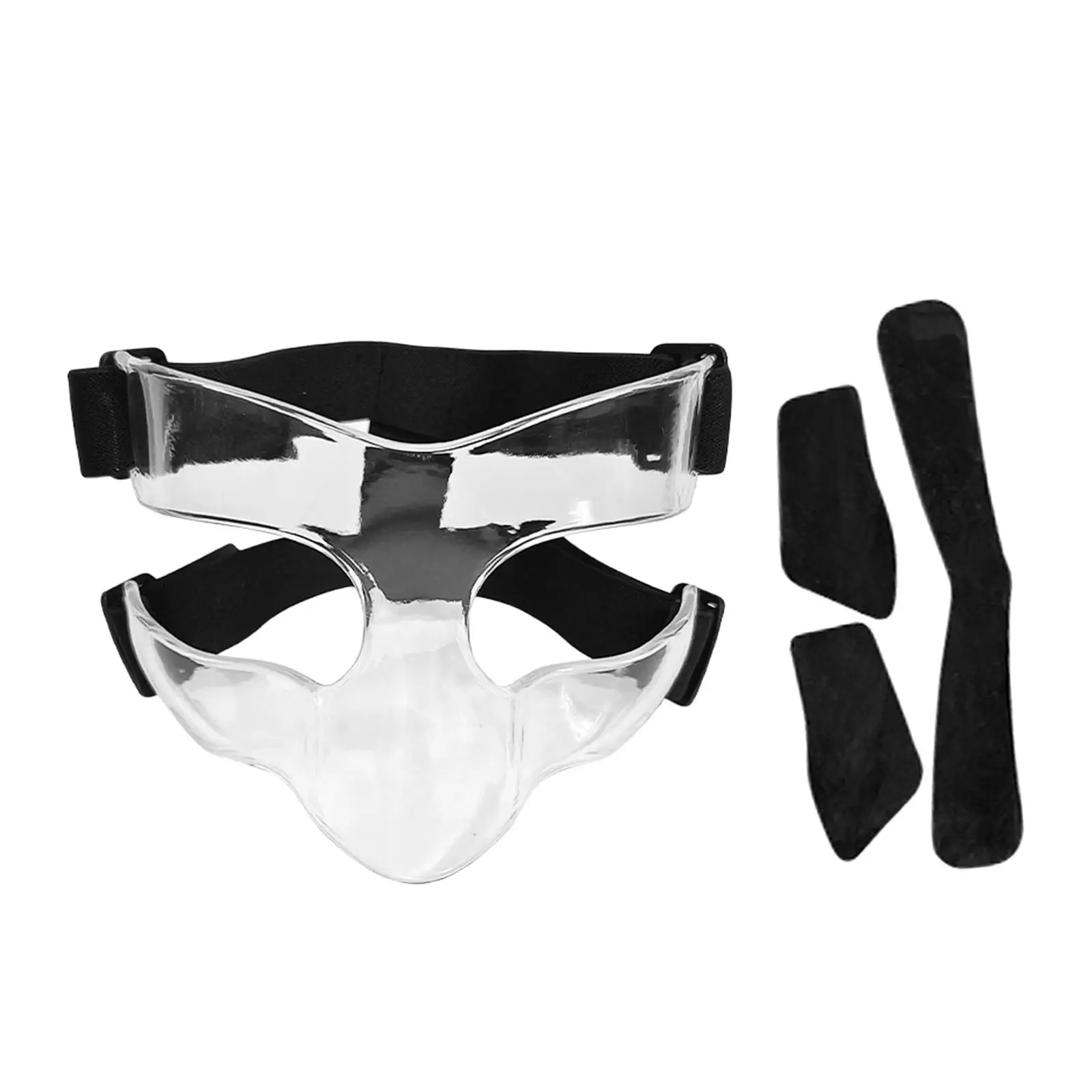Adjustable Basketball Nose Protector Shield Premium Face Mask Athletic Protective Guard for Sports Adult and Kid