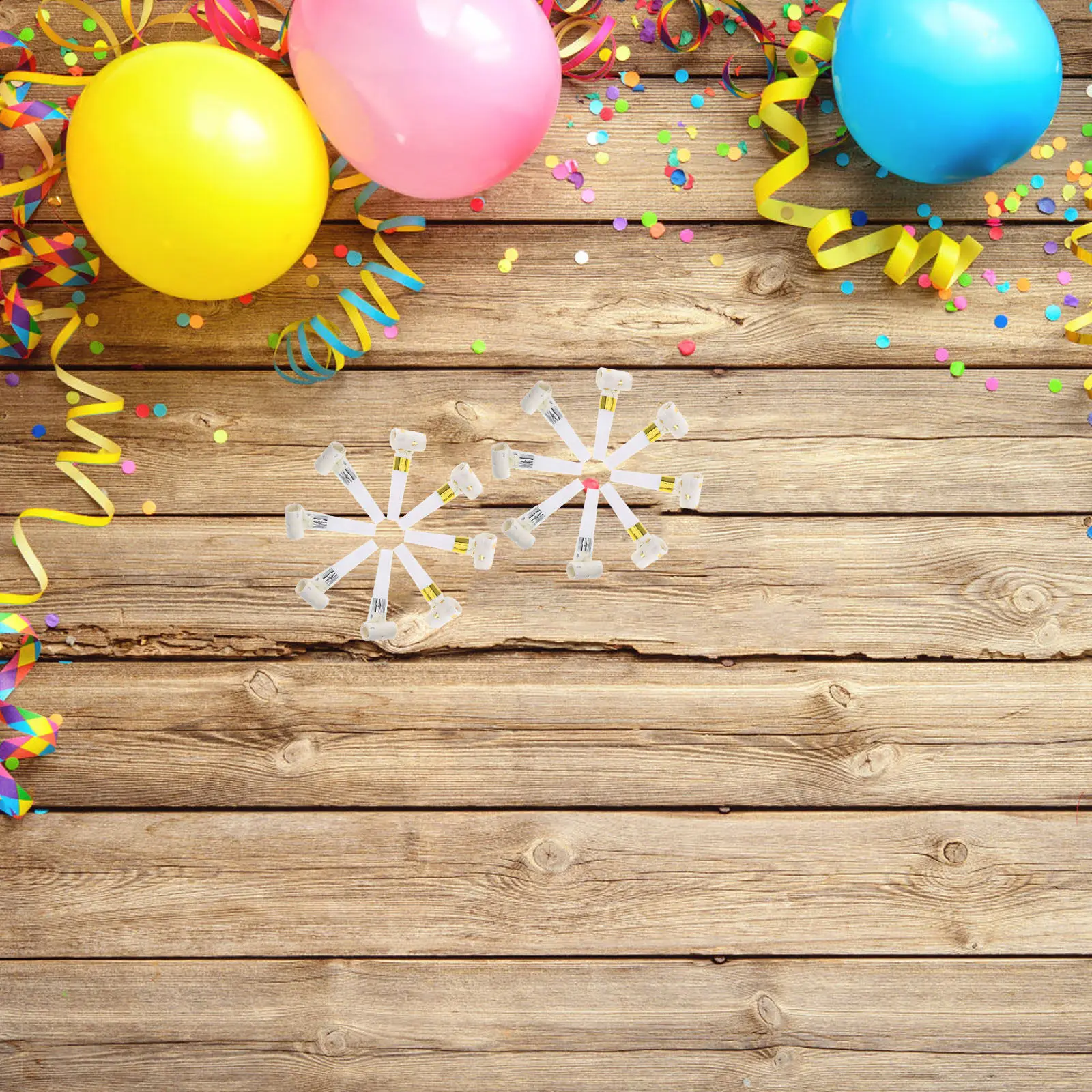 

20Pcs Eyecatching Gold Party Blowers Durable Noise Makers for Kids and Adults Birthday Favors Party Whistle