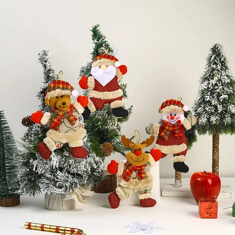 

TEMIKIDS Tree Small Dancing Old Man Snowman Deer Bear Doll Gift Pendant Christmas Decorations Gi