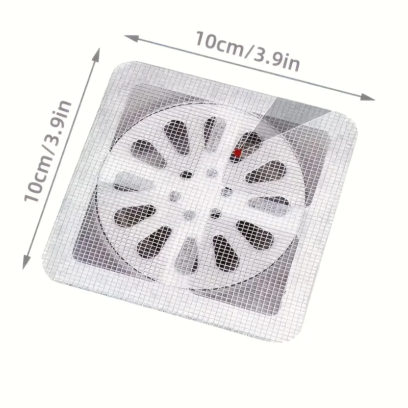 20/30/50PCS Shower Drain Hair Catcher Stickers, Self Adhesive Drain Filter Mesh for Bathroom Hair Removal and Clog Prevention