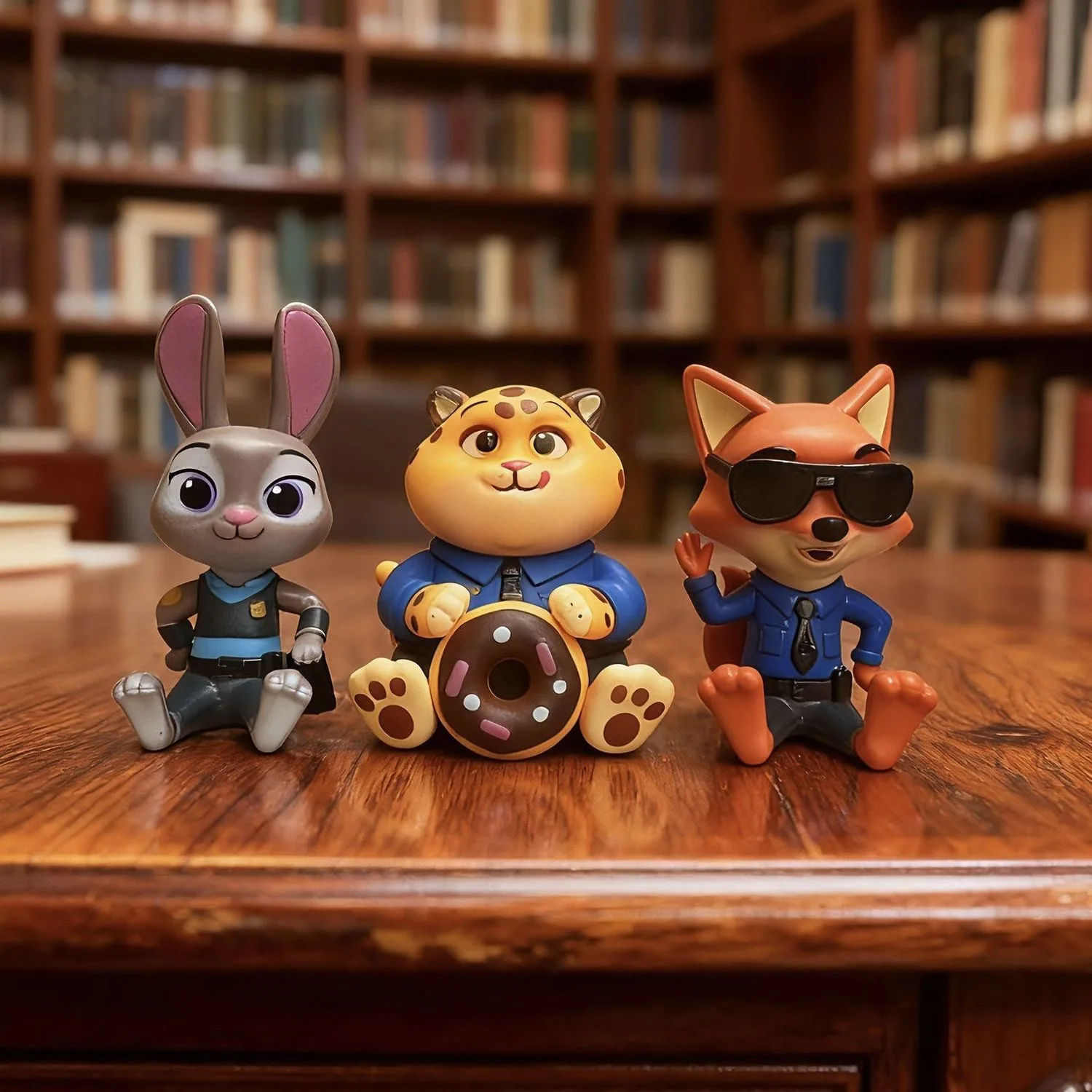 Desktop Decor, Collection DisplayKids' Gifting, ZootopiaToyHot-Selling Zootopia Nick Judy Sitting Series Trendy Blind Box Figure