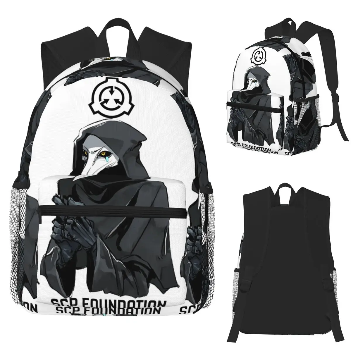 

SCP 049, студенческий рюкзак, школьная сумка, походный дорожный рюкзак для мужчин и женщин, сумка для книг, сумки на плечо