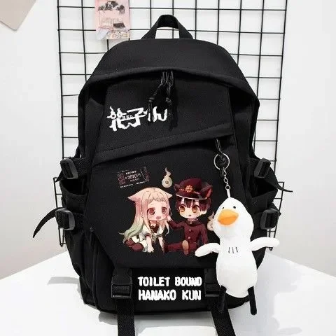 40x30x12cm, Jibaku Shounen Toilet-bound Hanako-kun, Student Kids Teens School Bags, Large Capacity Anime Backpacks Girls Boys