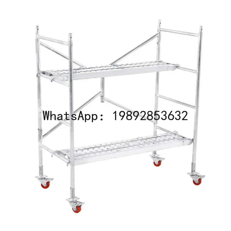 folding scaffolding decoration scraping large white scaffolding elevated platform stool