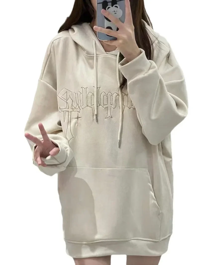

Men's Hoodie Sweatshirts Cross Print Fashion American Streetwear Y2k Women Korean Hoodies Long Sleeve Casual Pullover Kpop Tops