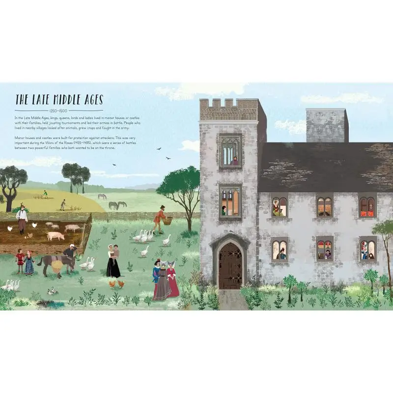 National Trust Step Inside Homes Through History Goldie Hawk Nosy Crow 9781788004091 Book