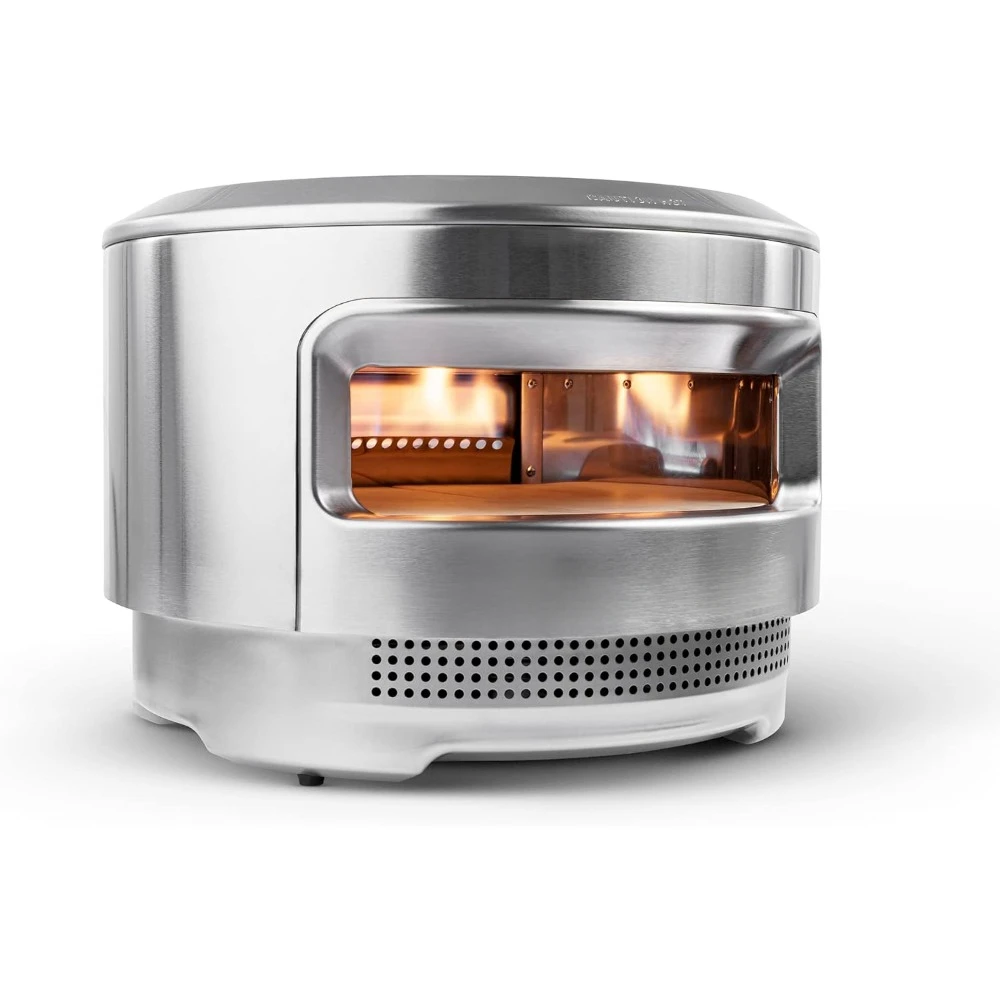 Solo Stove Pi Pizza Oven | Incl. Outdoor Pizza Maker, Wood Burning Assembly, Cordierite Pizza Stone (13 mm thick), Stainless Ste