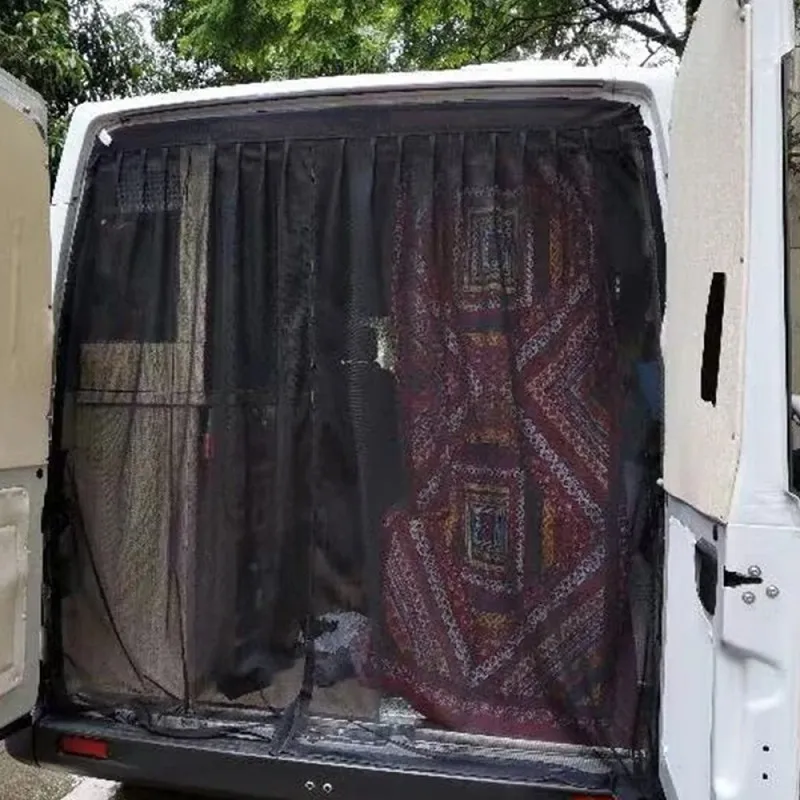 Magnetic Insect Mosquito Fly Screen Net Curtain for Car Tailgate for VW T5 T6 Ford Transit Custom Mercedes Benz Sprinter