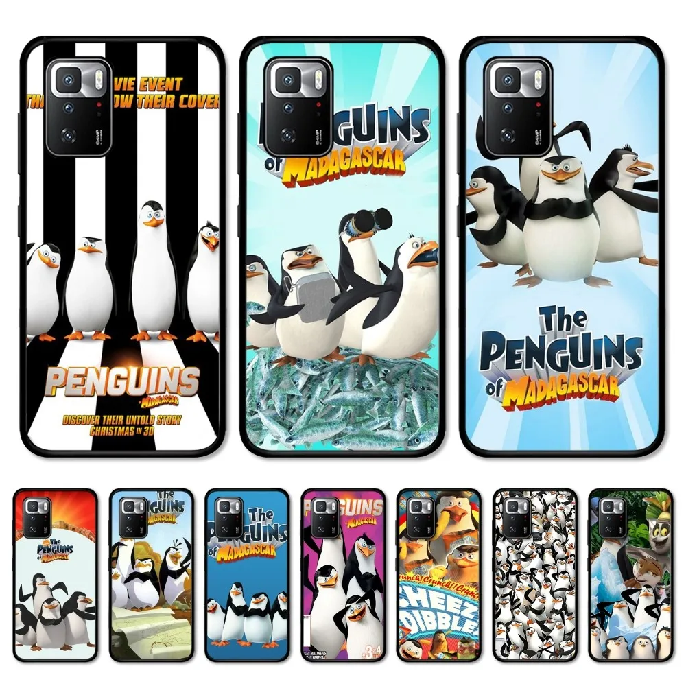 The P-Penguins Of M-мадагаскарская модель для Redmi 5 6 7 8 9 10 plus pro 6 7 8 9 A GO K20 K30 K40 pro plus F3 Fundas