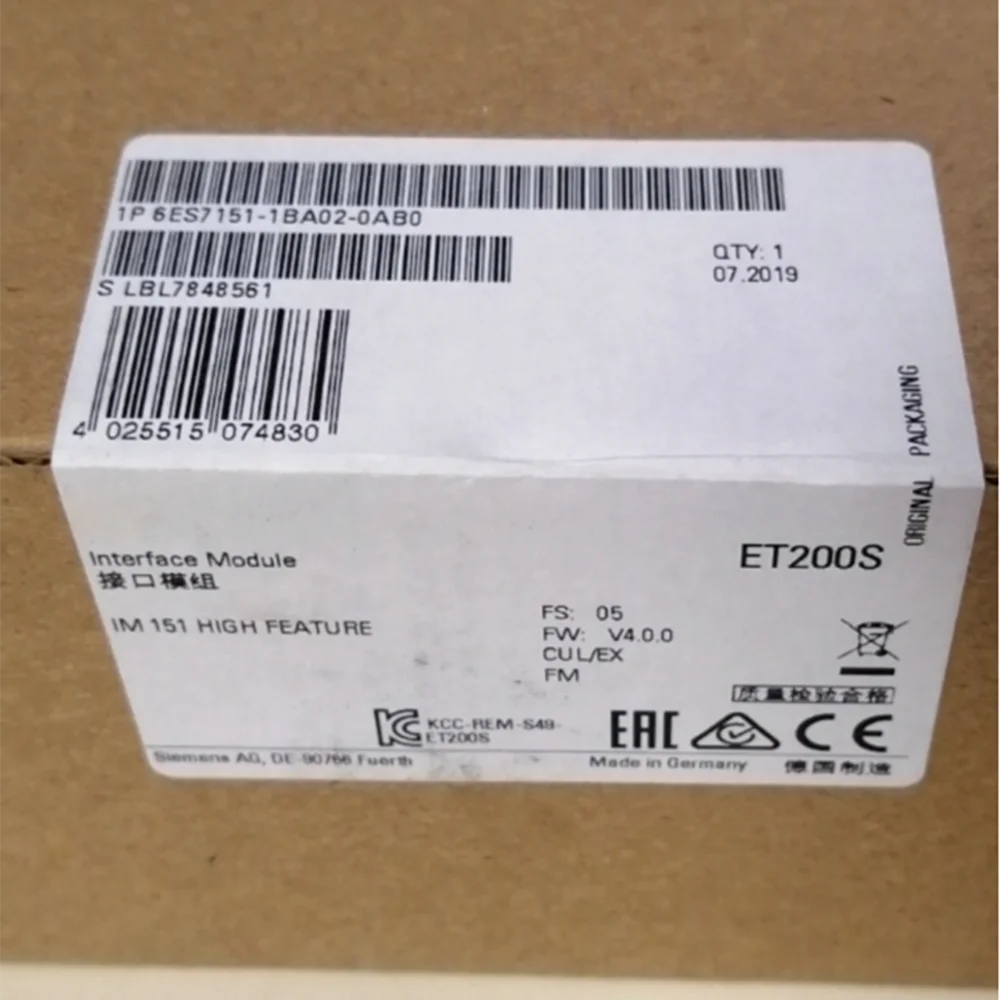 For Siemens 6ES7151-1BA02-0AB0 PLC Module