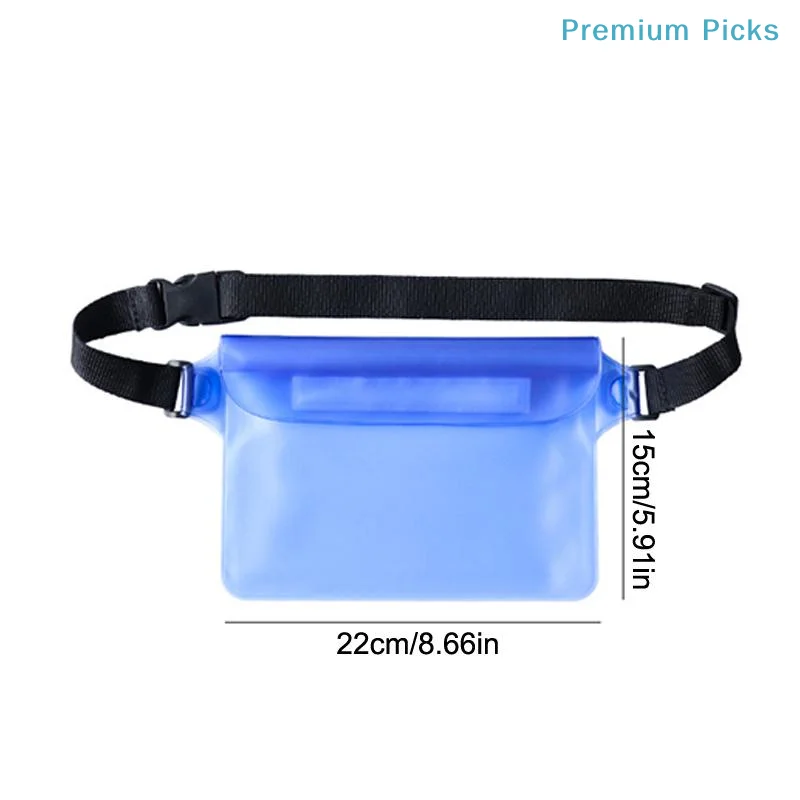 portableFoldable Waterproof Dry Bag Pouch Case with Roll Top Leakproof Closure for Fishing Hiking and Beach Trip