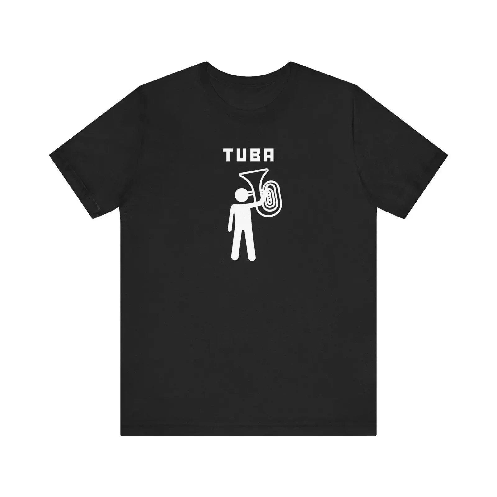 Tuba Low Brass Marching Band T Shirt Winds Jersey  Cotton Student Musician vintage Washed Stretched homme Breathable