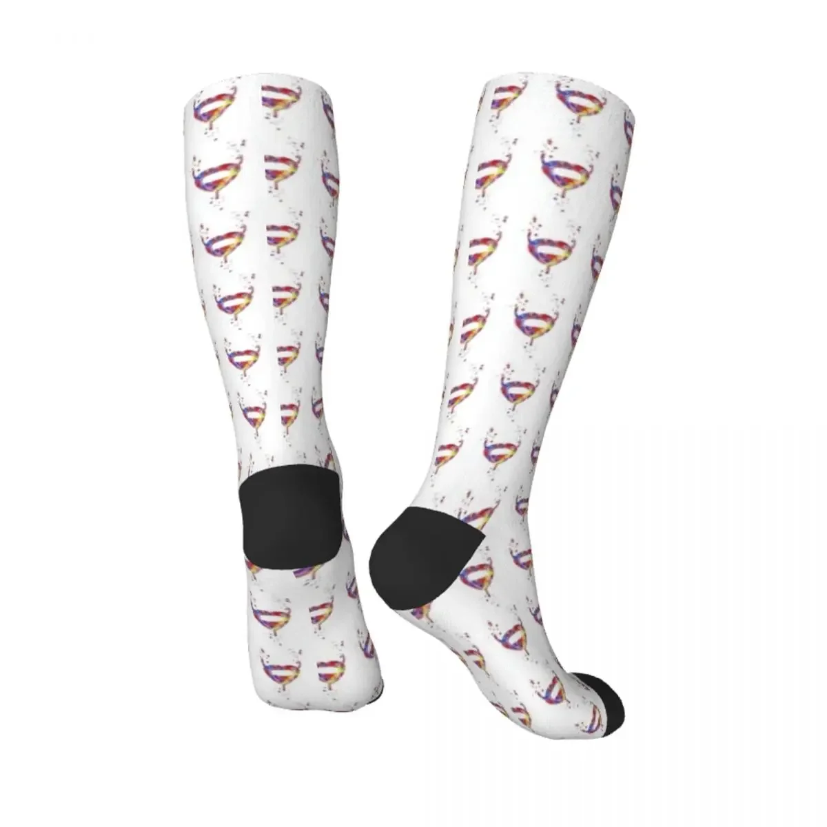 Bladder urinary system Socks fashionable christmass gift with print anti-slip Socks For Girls Men's