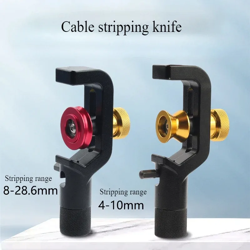 Wire Stripper 4-10mm & 8-28mm Optical Cable Slitter Fiber Optic Stripping Tool Jacket Slitter Sheath Cutter