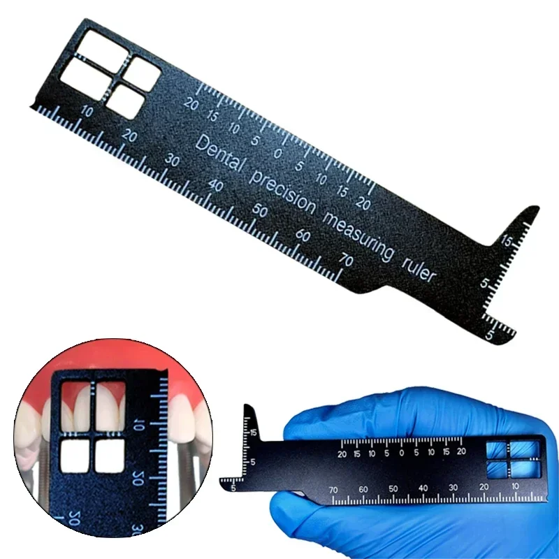

Стоматологическая прецизионная измерительная линейка, двухсторонний датчик для фотосъемки, шкала испанья, алюминиевый эндодонтический стоматолог, инструменты для полости рта