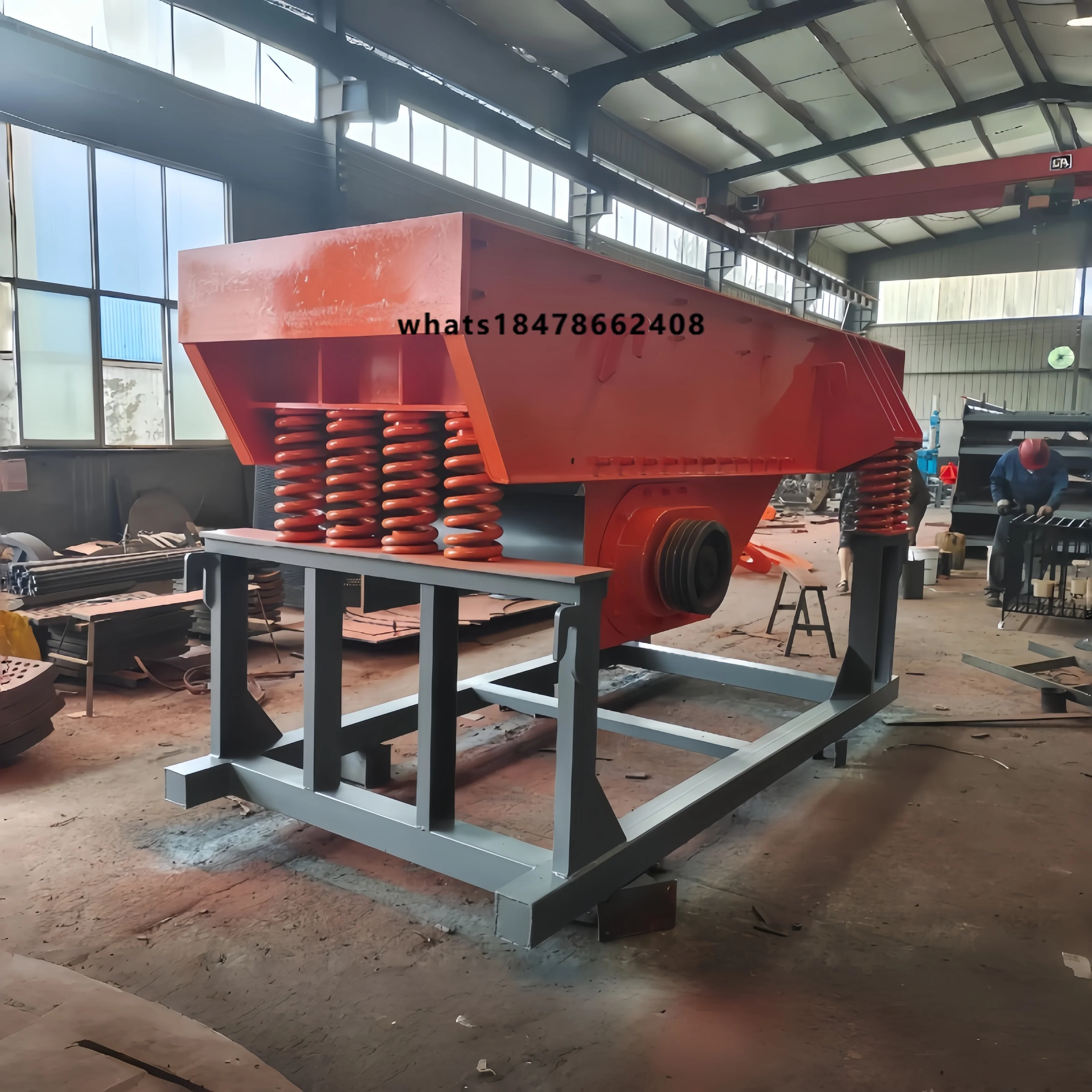High Quality ZSW490 Quarry Stone Vibrating Grizzly Screen Feeder Electromagnetic Vibrator Core Motor for Mining Mine Operations