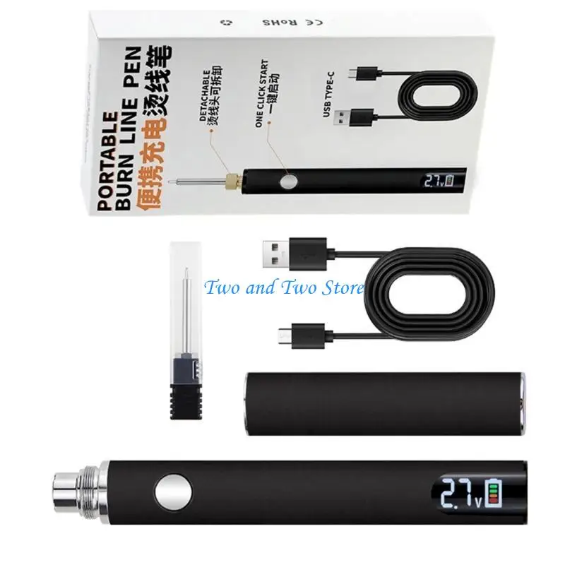 HX6F Precisions Temperature Control Wax Pen Replacement Tips Thread Burning Pen Suitable for Bead Forming and Detail Work