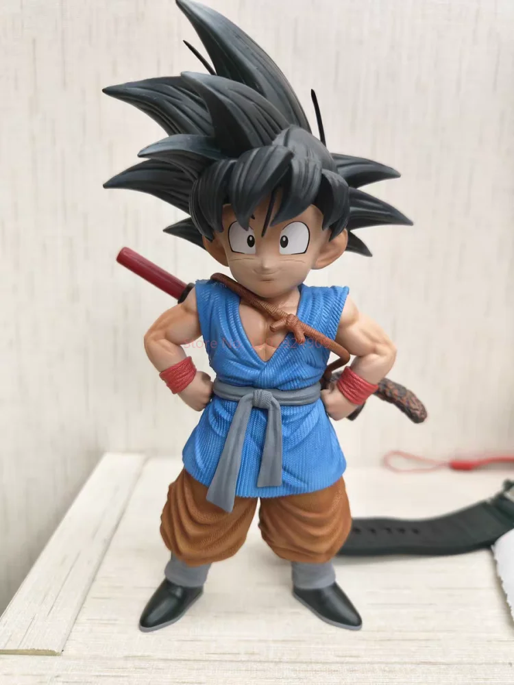 Dragon ball 19cm anime figura gt sun goku treinamento pvc modelo bonecas bonito estatueta de ação kakarotto ornamentos colecionáveis brinquedo do miúdo