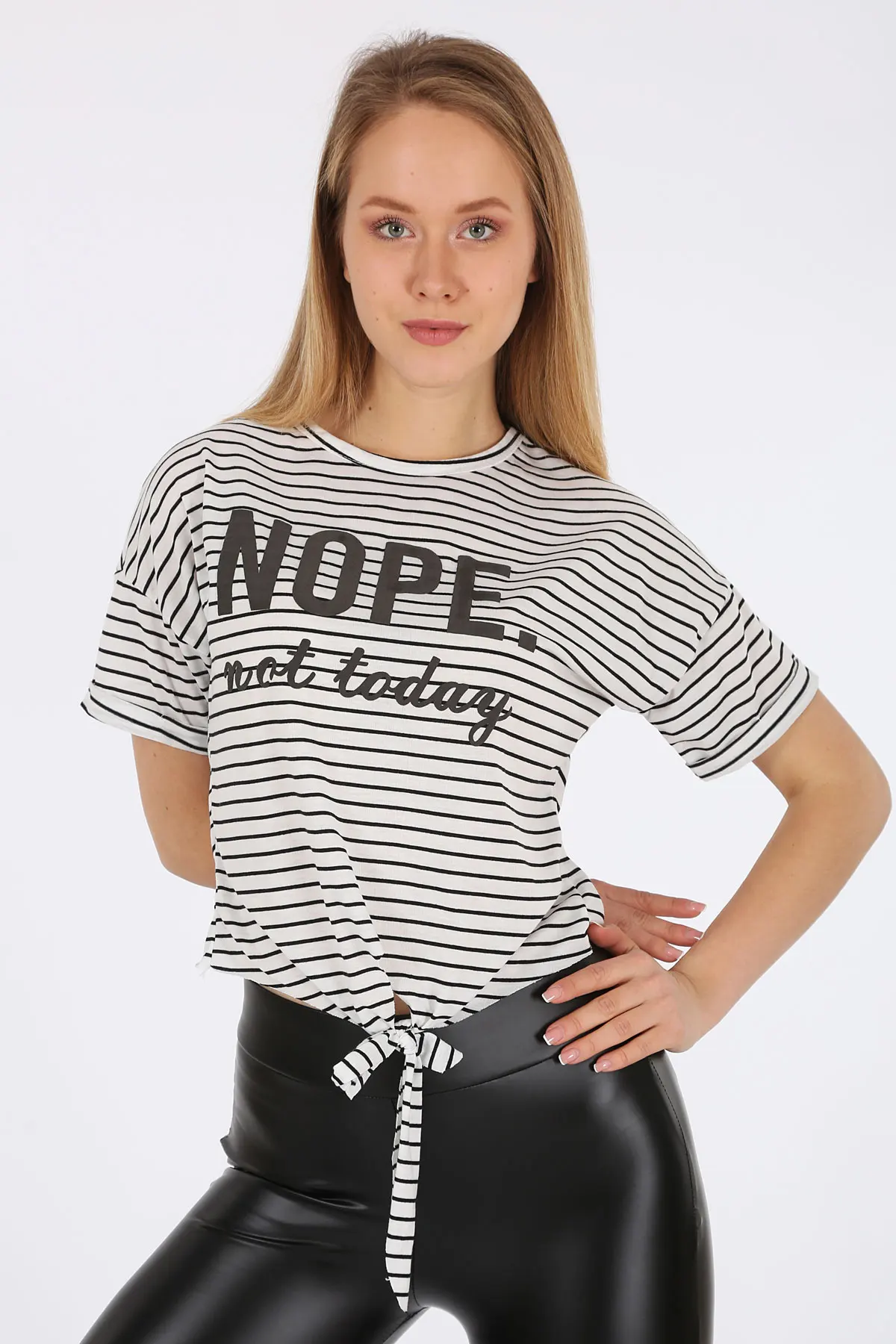 Nope Printed T-Shirts 2021 Summer Spring Women 'S T-Shirt Fashion Tops Sexy Print Ladies top