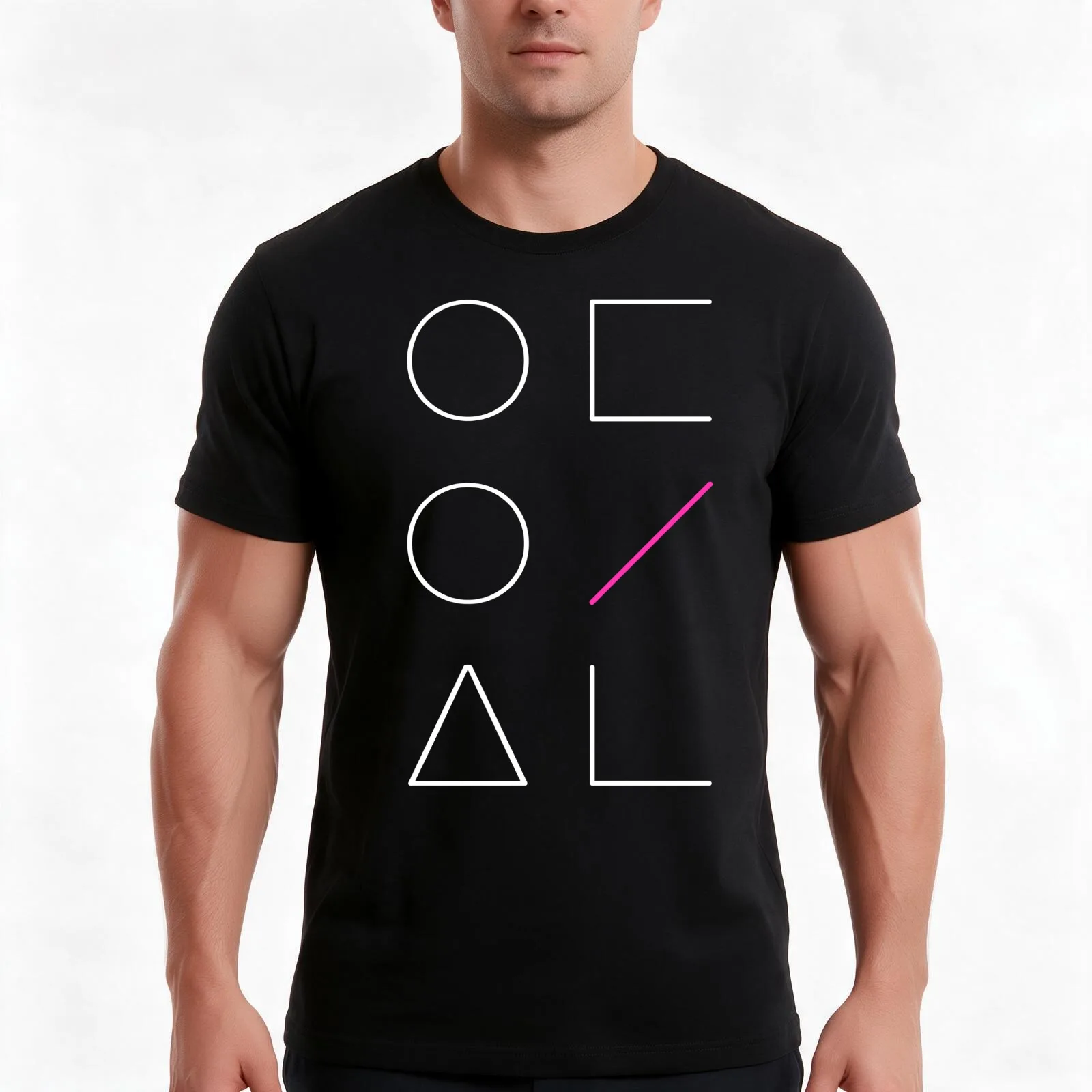 Loona KPop HD Logo T-Shirt, Summer Casual Cotton Tee, Oversized Streetwear Tops, Vintage Graphic Print, Loose Fit Short Sleeve