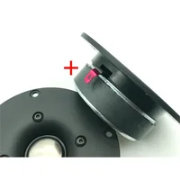 SOTAMIA 1 unidad Altavoz de agudos de 4 pulgadas, 8 ohmios, 60W, con membrana de titanio compuesto, para cine en casa, música Hi-Fi