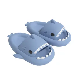 Shark slipper female cloud children clapping summer soft sandals non slip flip flops Family indoor outdoor funny family flats