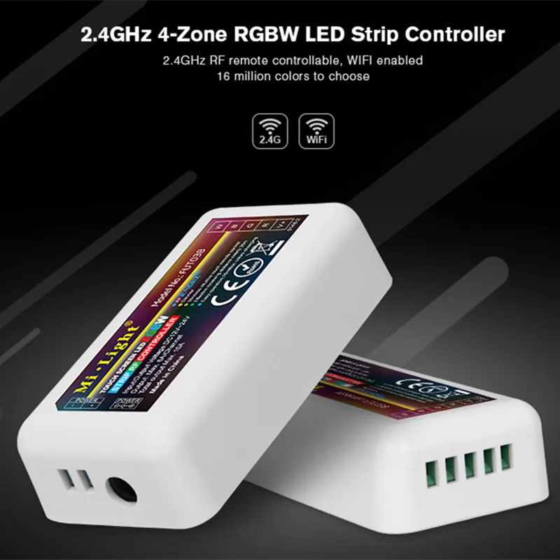 Mi.light 2.4G RGBW Remote Controller for Bulb&led Strip Lamp Wireless RF Controller Touch Screen use with RGBW Wifi Receiver