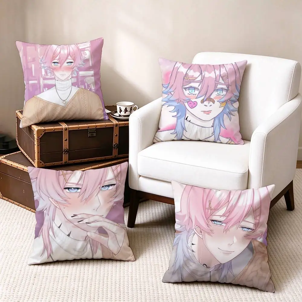 14DWY 14 Days With You R-Ren  Square Double-Sided printed Pillow Case Bedroom Bedside Pillow Sofa Cushion Cover