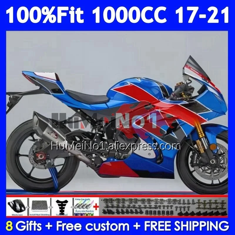 Injection For SUZUKI GSXR1000 GSXR 1000 Red blue L7 122No.148 K17 GSXR-1000 17 18 19 20 21 2017 2018 2019 2020 2021 Fairings